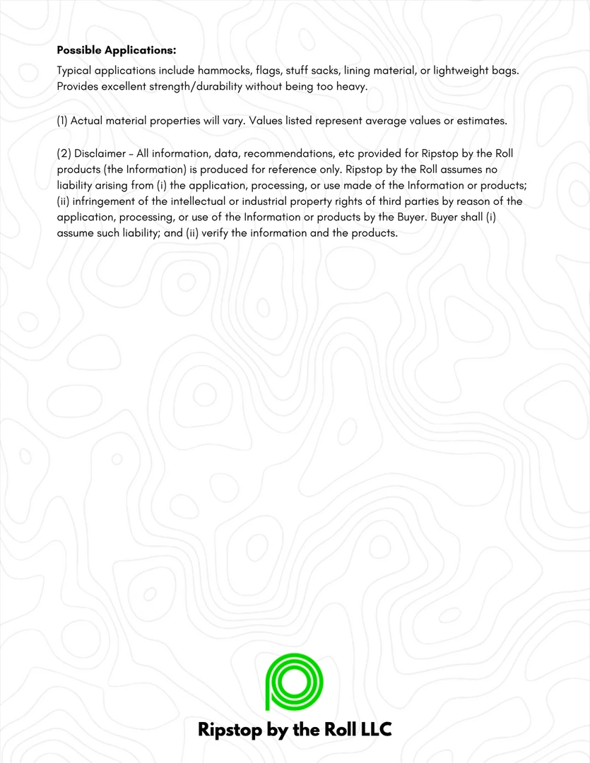 Ripstop By The Roll Hammocks 1.9 Oz Ripstop Nylon 19 Ripstop By The Roll Hammocks 1.9 Oz Ripstop Nylon