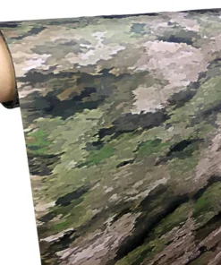 Ripstop By The Roll Tarps/Shelters 1.9 Oz PU Coated Ripstop Polyester - A-TACs IX Camo