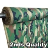 Ripstop By The Roll 2nds Quality - 1.1 Oz Poly Ripstop - Mil Woodland Camo Hammocks