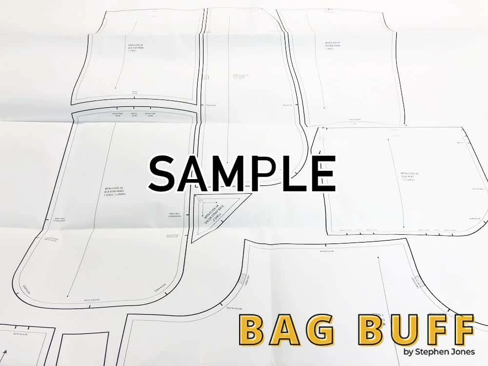 Ripstop By The Roll Bag Buff Cycle Psycho Hip Pack Template/Pattern Bundle