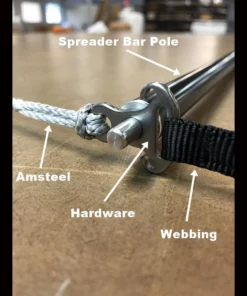 Ripstop By The Roll Pre-Cut Bridge Hammock Kit