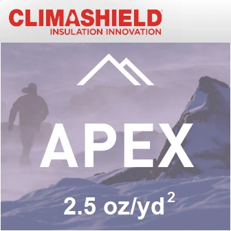 Harvest CI Climashield APEX - 2.5 Oz/sq Yd 3 Harvest CI Climashield APEX - 2.5 Oz/sq Yd