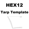 Ripstop By The Roll Tarps/Shelters HEX Tarp Template 2 Ripstop By The Roll Tarps/Shelters HEX Tarp Template
