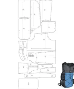 Ripstop By The Roll Mountain Flyer UL Backpack Template/Pattern Bundle - 40 L Bag Buff
