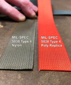 Ripstop By The Roll MIL-SPEC 5038 Type 4 Polyester Replica Webbing - Colors NEW! 24 Ripstop By The Roll MIL-SPEC 5038 Type 4 Polyester Replica Webbing - Colors NEW!