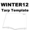 Ripstop By The Roll WINTER Tarp Template Tarps/Shelters 1 Ripstop By The Roll WINTER Tarp Template Tarps/Shelters