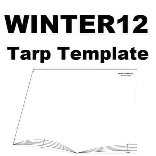 Ripstop By The Roll WINTER Tarp Template Tarps/Shelters 3 Ripstop By The Roll WINTER Tarp Template Tarps/Shelters