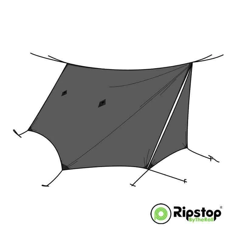 Ripstop By The Roll Pre-Cut WINTER12 Tarp Kit 8 Ripstop By The Roll Pre-Cut WINTER12 Tarp Kit
