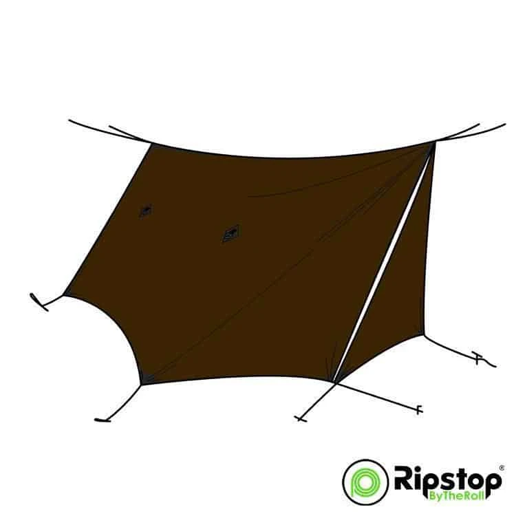 Ripstop By The Roll Pre-Cut WINTER12 Tarp Kit 4 Ripstop By The Roll Pre-Cut WINTER12 Tarp Kit